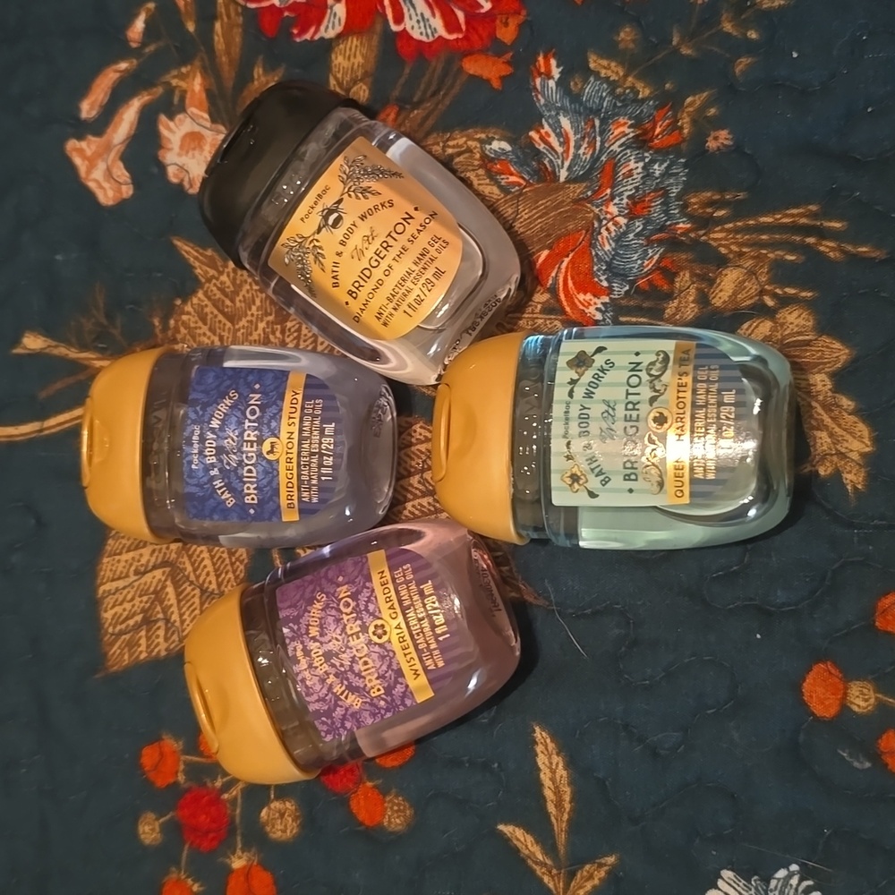 Bridgerton hand sanitizers